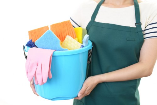 Carpet cleaning team using recycling-friendly practices in New Addington